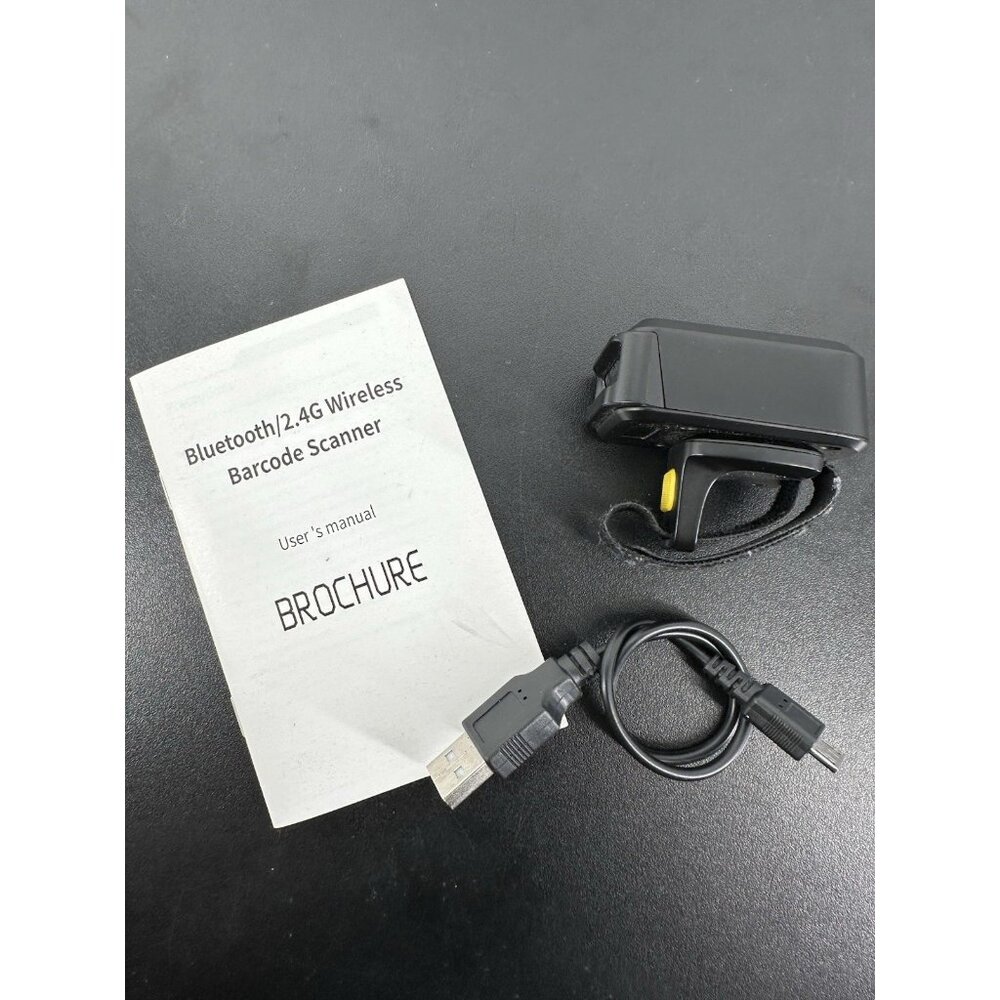 Alacrity 2D Wireless Ring Bluetooth Barcode Scanner (8-B)